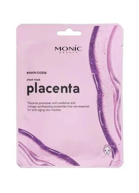 Тканинна маска #Skin Code Sheet mask Placenta, 25 мл Monic Beauty (317242097)