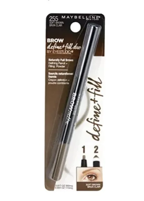Олівець для брів Brow Define + Fill 255 Maybelline (336375061)