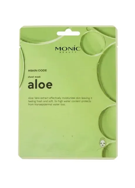 Тканинна маска #Skin Code Sheet mask Aloe, 25 мл Monic Beauty (317242099)