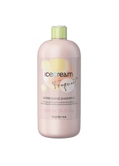 Шампунь освіжаючий з м'ятою Refreshing Shampoo Mint 1000 мл Inebrya (324624590)