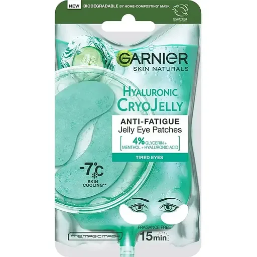 Тканинні патчі-желе Garnier Skin Naturals з ефектом охолодження та зволоження 5 г