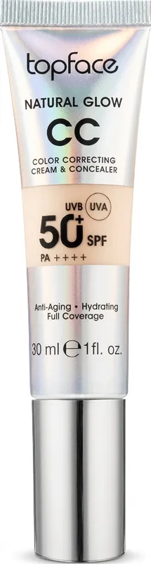 Крем для обличчя тональний TopFace Natural Glow CC Cream & Concealer