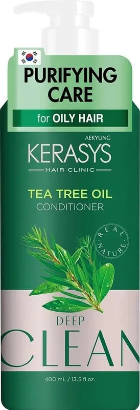 Кондиціонер для волосся KeraSys Real Natural Purifying Tea Tree Oil 400 мл