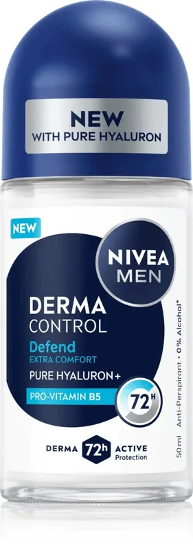 Антиперспірант NIVEA MEN Дерма контроль. Захист та екстракомфорт роликовий 50 мл