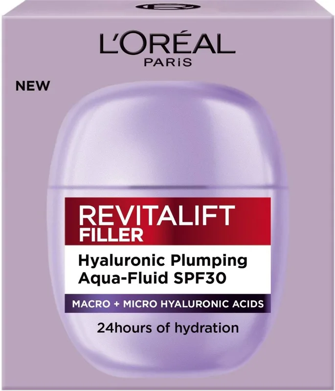 Аква-флюїд для обличчя L'Oreal Paris Revitalift Hyaluron Aqua-Fluid SPF 30 зволожуючий 40 мл