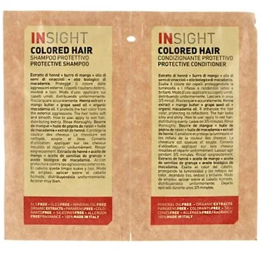 Набір для захисту кольору пофарбованих волосся Insight Colored Hair Protective (shm/10ml + cond/10ml)