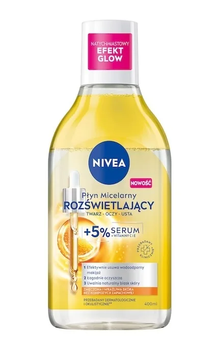 Міцелярна вода NIVEA освітлююча 400 мл