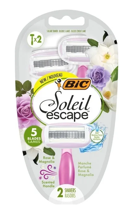 Набір бритв BIC Soleil Escape Троянда-Магнолія 2 шт