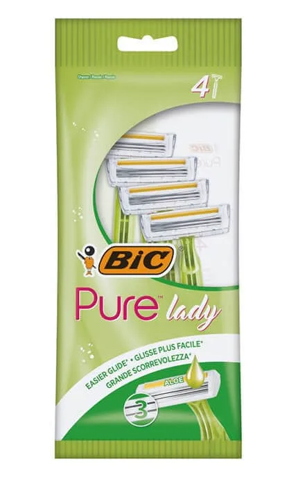 Набір бритв без змінних картриджів BIC Pure 3 Lady 4 шт