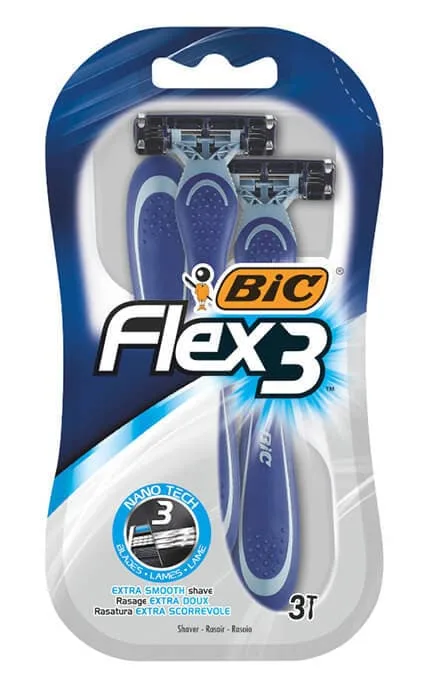 Набір бритв без змінних катриджів BIC Flex 3 упаковка 3 шт