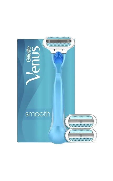 Набір для гоління жіночий Venus Smooth станок + змінні картриджі, 3 шт