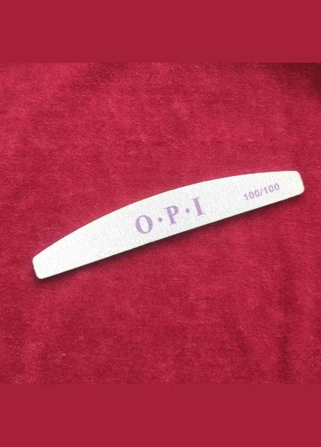 Пилка для манікюру 100/100 Грит OPI Дуга (329892265)