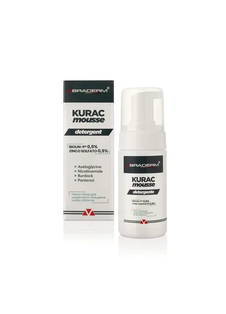 Ніжна пінка для вмивання з Пребіотиками BRADERM (395656056)