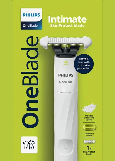 Чоловіча електробритва (станок тример) для інтимних зон Intimate QP1924/24 Philips OneBlade (330774392)