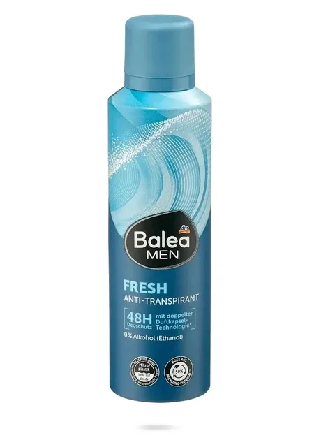 Дезодорант-антиперспірант спрей Men Fresh 200 ml Balea (338437822)