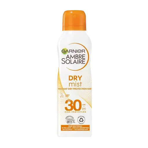 Сонцезахисний сухий водостійкий спрей Garnier Ambre Solaire, SPF 30, 200 мл