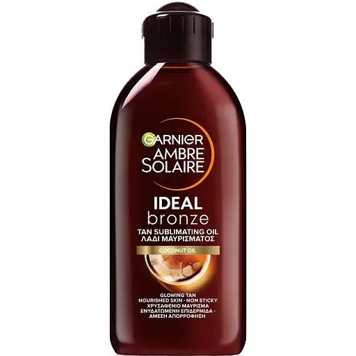 Олія для інтенсивної засмаги Garnier Ambre Solaire з ароматом кокосу 200 мл