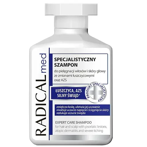 Шампунь для волосся та шкіри голови Radical Med Expert Care при псоріатичних ураженнях, 300 мл