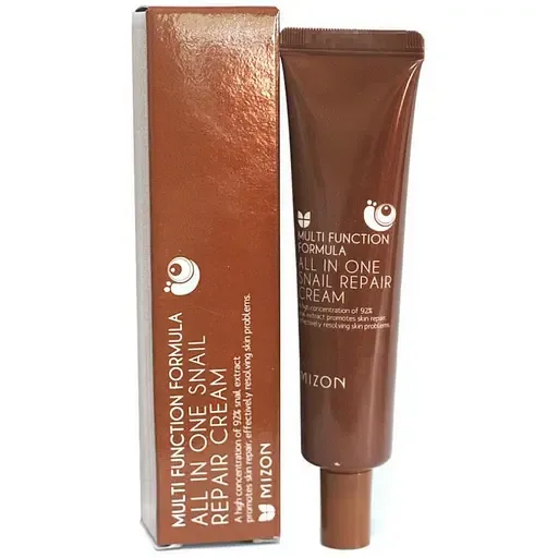 Крем для обличчя з муцином равлика Mizon All in One Snail Repair Cream, 35 мл