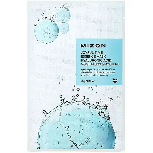 Тканинна маска для обличчя Mizon Joyful Time Essence Mask Hyaluronic Acid з гіалуроновою кислотою, 23 мл