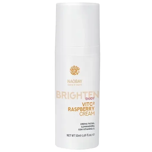 Крем для обличчя Naobay Brighten Vit C Raspberry Cream Освітлювальний, 50 мл