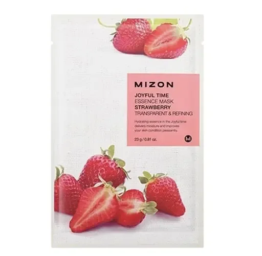 Зволожуюча тканинна маска для обличчя Mizon Joyful Time Essence Mask Полуниця, 25 мл