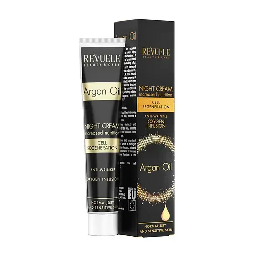 Нічний крем для обличчя Revuele Argan Oil Арганова олія, 50 мл