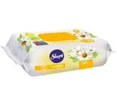Вологі серветки Sleepy 120шт. з клапаном Ромашка