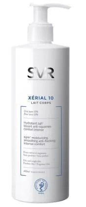 Молочко SVR Xerial 10 зволоження 24 год для сухої шкіри тіла 400 мл