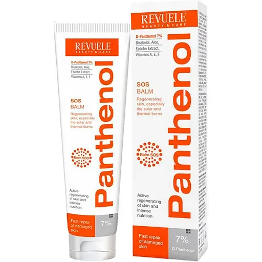 Бальзам від сонячних та термічних опіків Revuele Pantenol SOS Balm For Solar and Thermal Burns, 75 мл