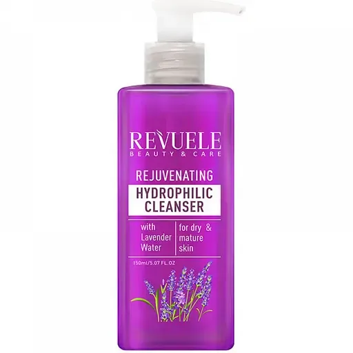 Гідрофільний омолоджуючий гель для вмивання Revuele Hydrophilic Cleanser, з лавандовою водою, 150 мл