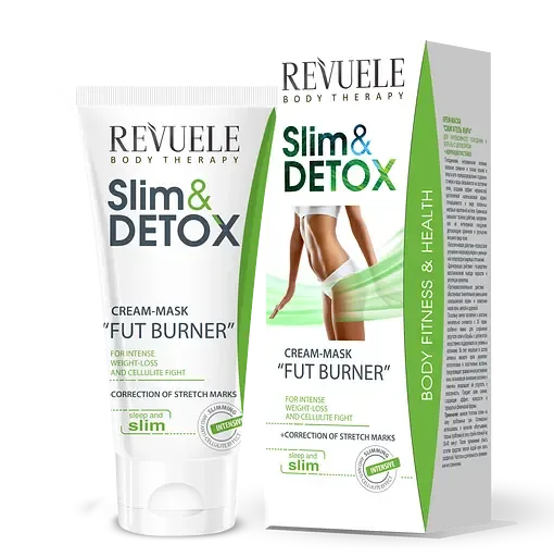 Крем-маска з ефектом спалювання жиру Revuele Slim & Detox, 200 мл