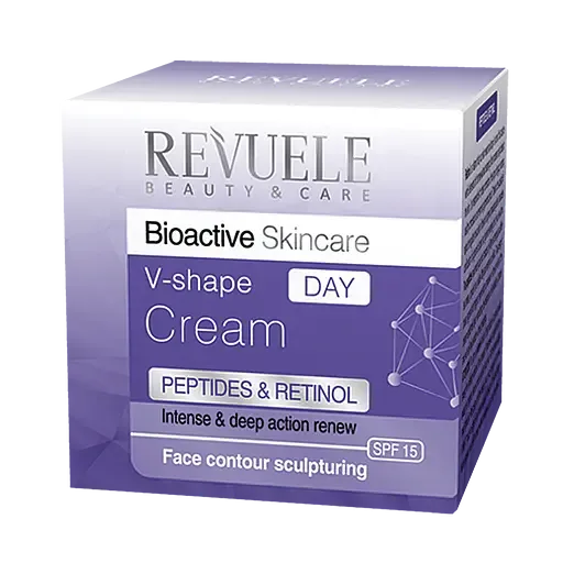 Денний крем для контуру обличчя Revuele Bioactive Peptides&Retinol, 50 мл