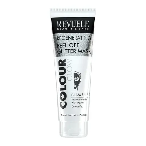 Чорна регенеруюча маска-плівка для обличчя Revuele Colour Glow 80 мл