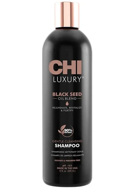 Шампунь делікатного очищення з олією чорного кмину Luxury Black Seed Oil, 355 мл CHI (352172720)