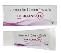 Крем при Розацеа та Демодекозі Iverlink Cream 1% 30 г | Ivermectin Cream 1% w/w | Івермектін крем