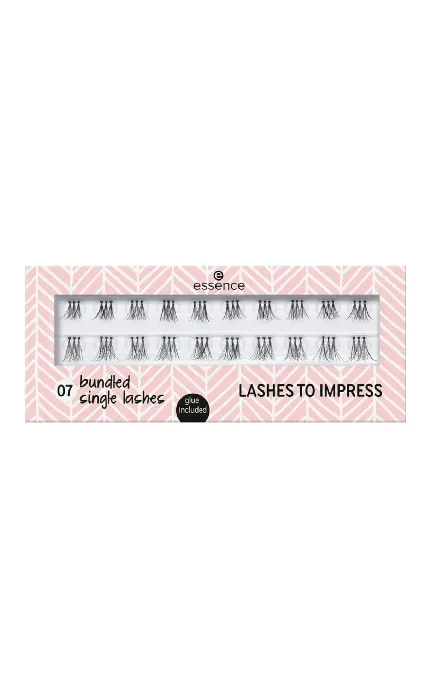 Накладні вії Essence Cosmetics Lashes to Impress 07 Bundle Single Lashes 20 шт