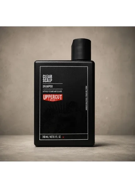 Шампунь Clear Scalp Shampoo 240 мл проти лупи свербежу та лущення для частого використання Uppercut Deluxe (399768703)