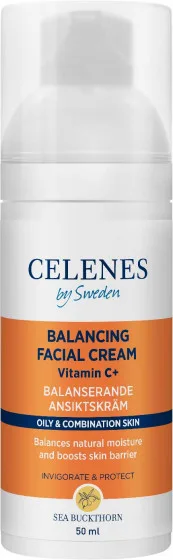 Celenes Sea Buckthorn Balancing Facial Cream - Балансуючий крем з обліпихою для жирної та комбінованої шкіри