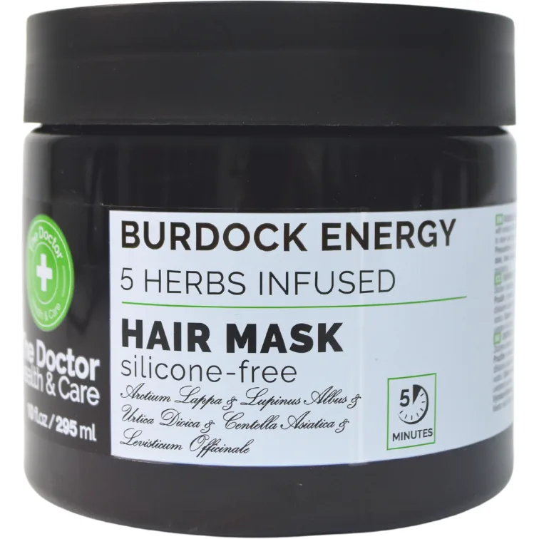 Маска The Doctor Health&Care Burdock Energy 5 Herbs Infused для зміцнення волосся 295 мл