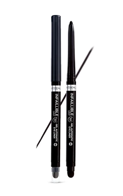 Олівець водостійкий для повік L`Oreal Paris Infaillible Grip Liner гелевий тон 001 Intence black 032 г