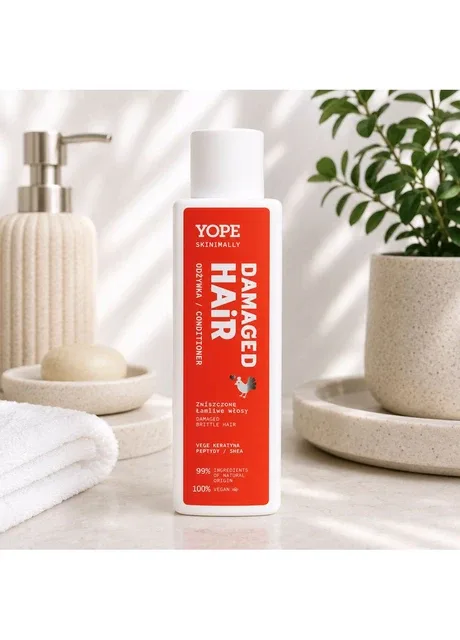 Кондиціонер для волосся Skinimally Dry Hair Conditioner 250 мл для сухого та кучерявого волосся DAMAGED HAIR YOPE (403595793)