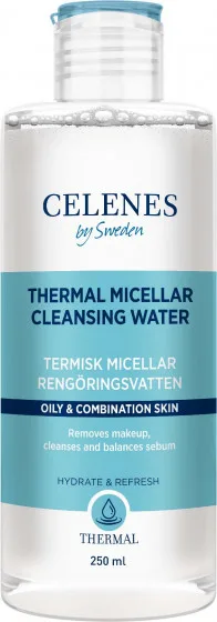Celenes Thermal Micellar Water - Термальна очищуюча міцелярна вода для жирної та комбінованої шкіри