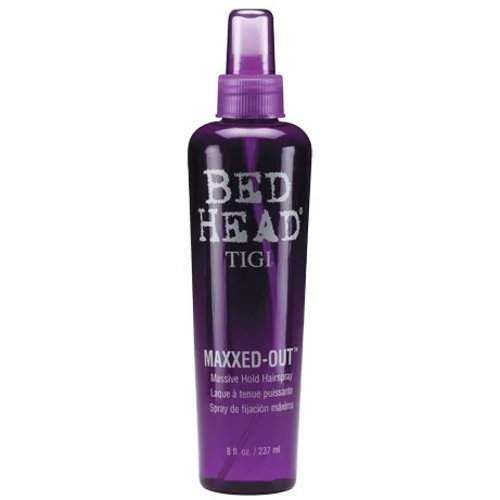 Рідкий лак для волосся сильної фіксації Tigi Bed Head Maxxed-Out Massive Hold Hairspray