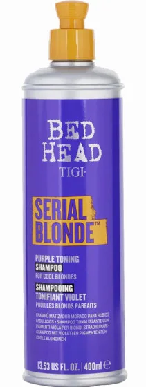 Шампунь-коректор для світлого та освітленого волосся Tigi Bed Head Dumb Blonde Purple Toning Shampoo