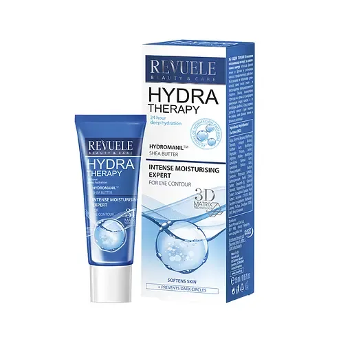 Інтенсивно зволожуючий крем навколо очей Revuele Hydra Therapy Moisturizing Eye Contour, 25 мл