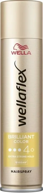 Лак для волосся WELLAFLEX Brilliant Color фіксація 4, 250 мл