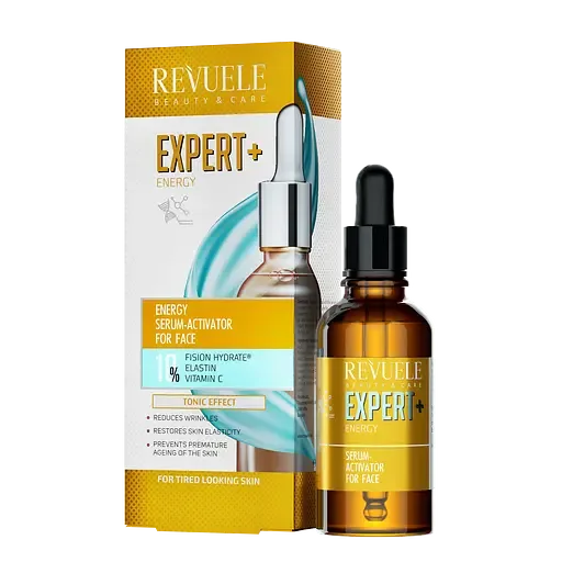 Сироватка-активатор енергії для обличчя Revuele Expert+, 30 мл