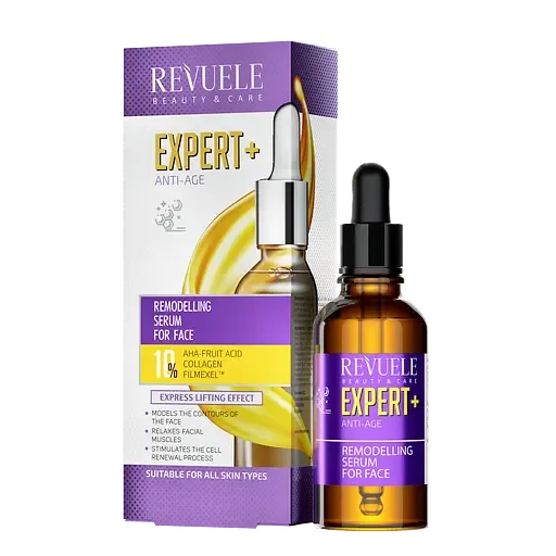 Антивікова сироватка для обличчя регенеруюча Revuele Expert+, 30 мл