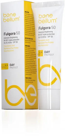 Skin Tech Bene Bellum Fulgora SPF50+ - Інтенсивний освітлюючий крем із внутрішнім та зовнішнім фотозахистом